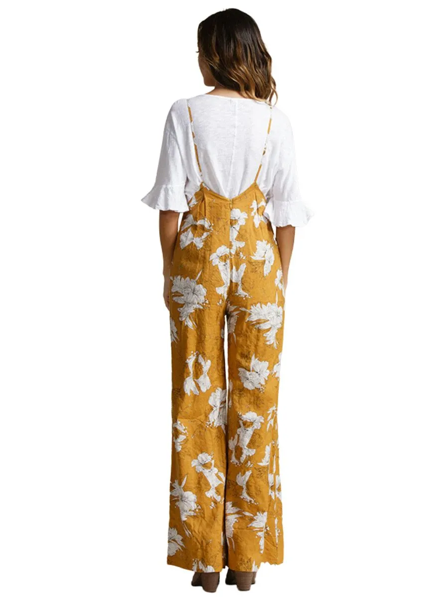 JORDAN JUMPSUIT-SUNSET HIBISCUS sold by Lucca Couture product image thumbnail 3