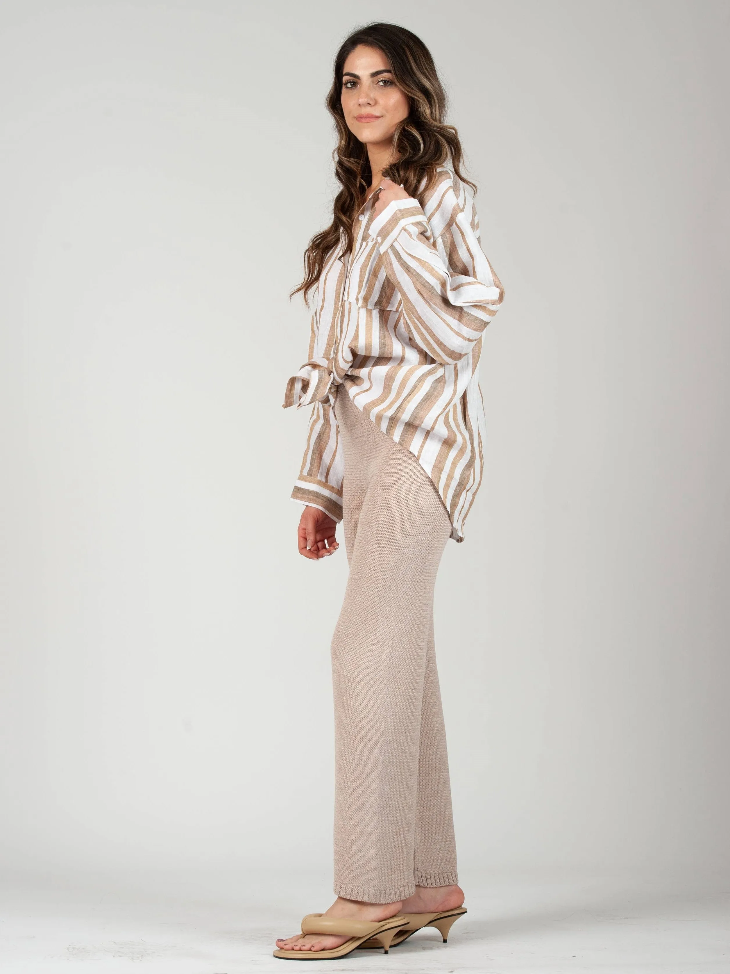HOMEE PANT-TAN sold by Lucca Couture product image thumbnail 3