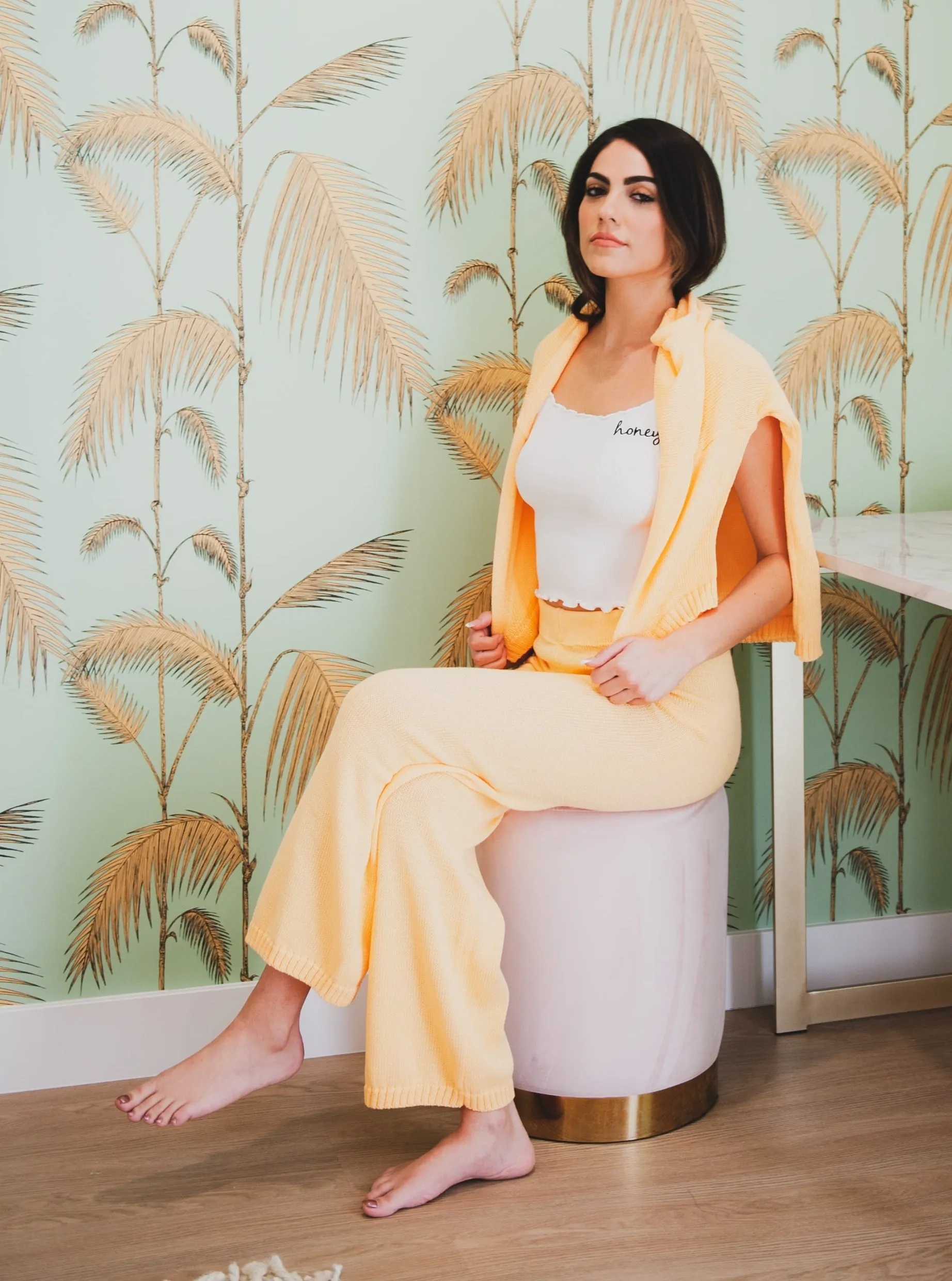 HOMEE TOP-ORANGE SHERBERT sold by Lucca Couture product image thumbnail 3