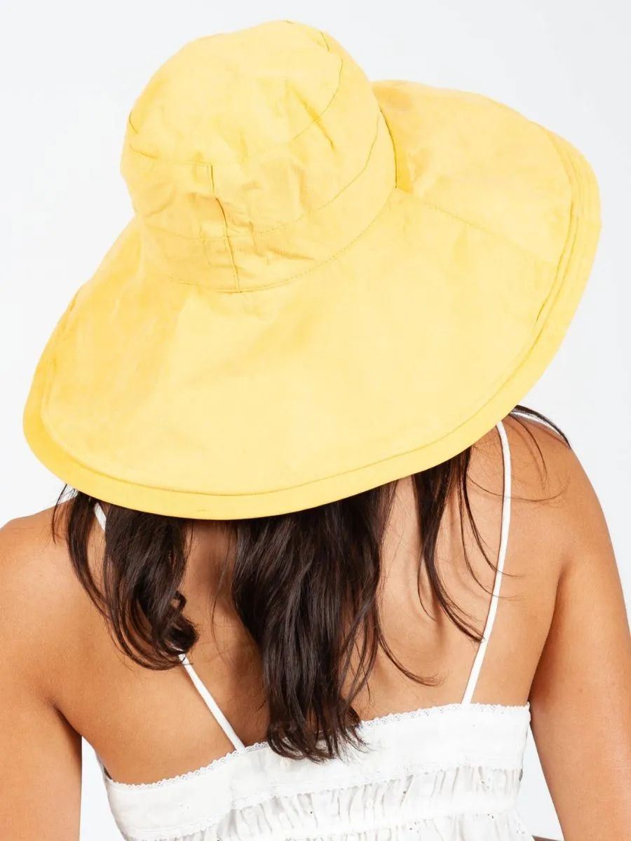 CHECKERED CANVAS HAT-SHERBERT sold by Lucca Couture product image thumbnail 4