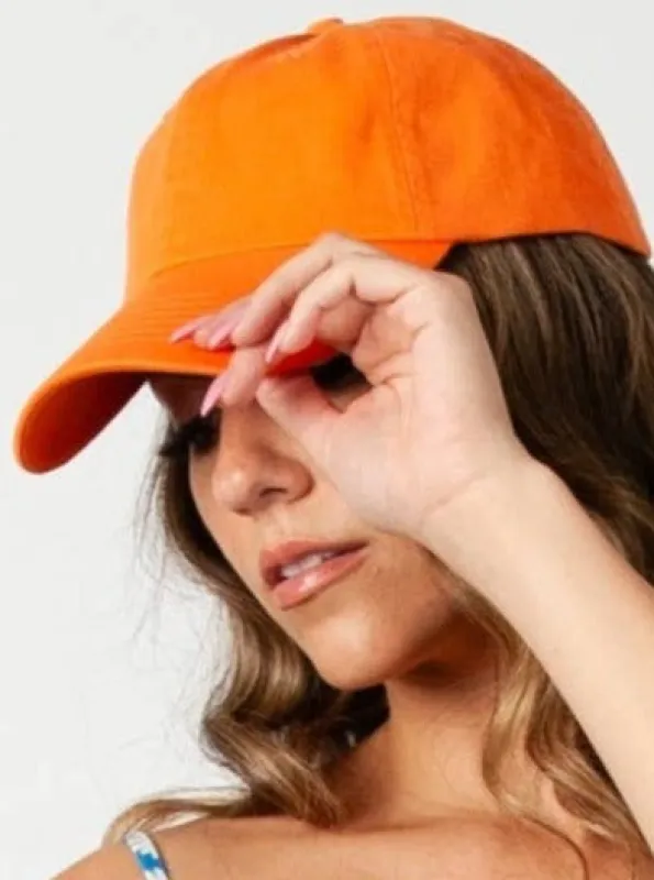 CHARLIE BASEBALL CAP-SUNKIST sold by Lucca Couture