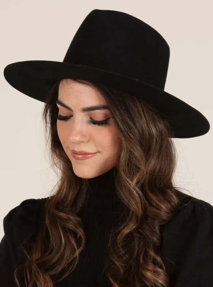 BESSIE WOOL HAT-BLACK sold by Lucca Couture product image thumbnail 2
