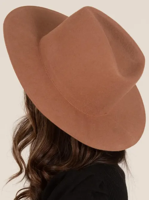 BESSIE WOOL HAT-TOFFEE sold by Lucca Couture product image thumbnail 2