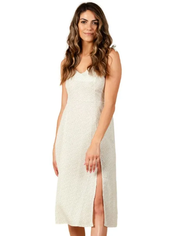 Women's Floral Midi Slip Dress sold by Lucca Couture