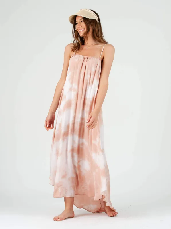 SAIGE MAXI DRESS - BLUSH sold by Lucca Couture