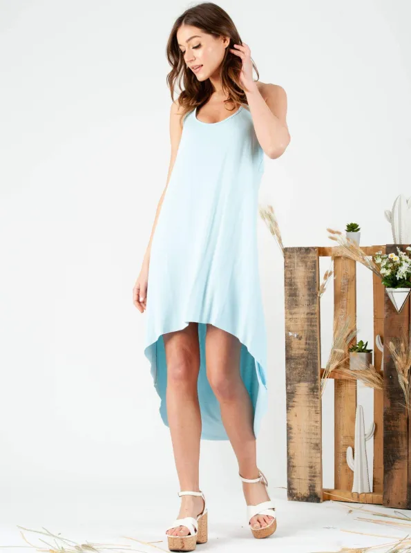 GARLAND HI LO DRESS-BEACHY sold by Lucca Couture