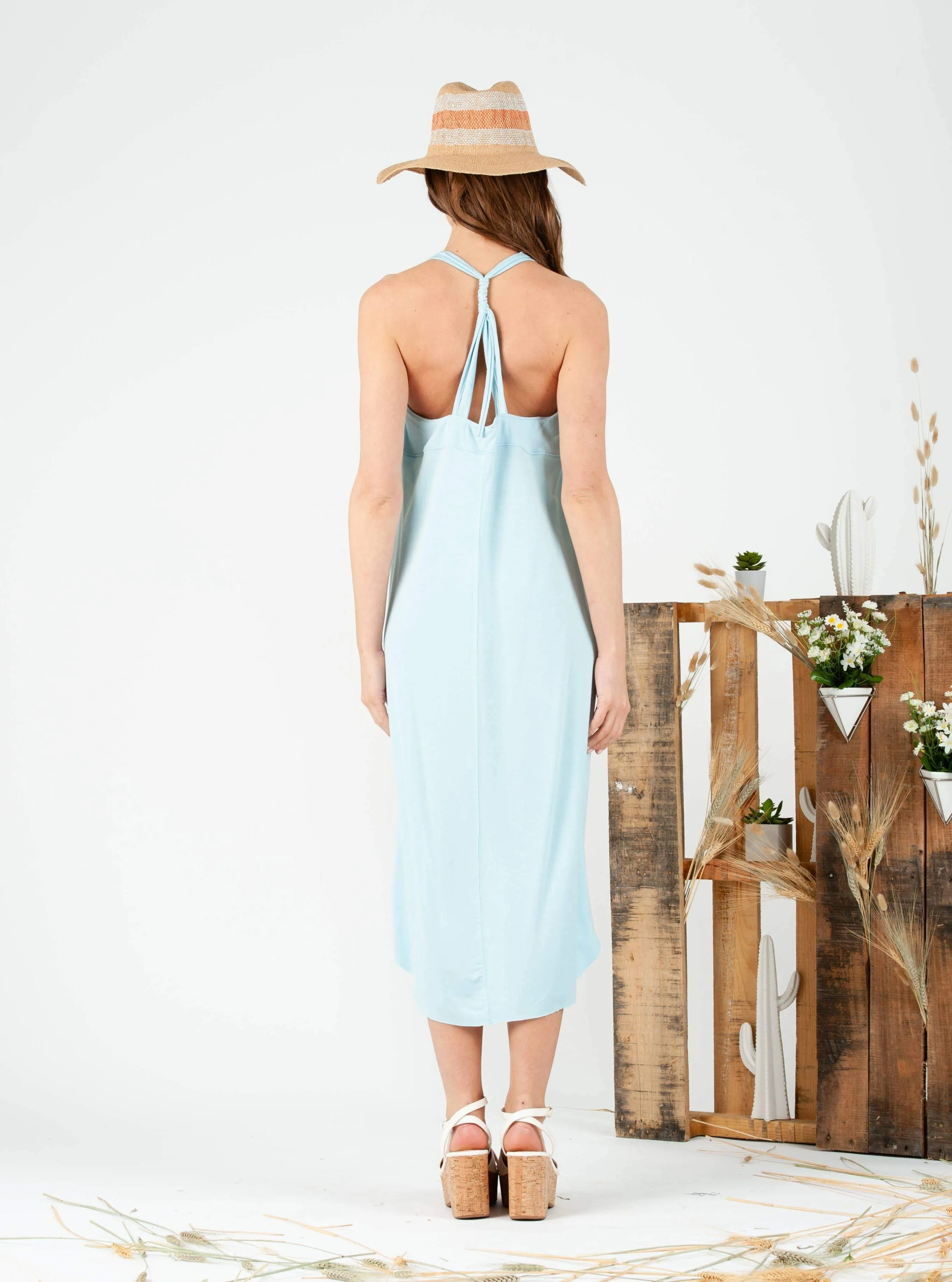 GARLAND HI LO DRESS-BEACHY sold by Lucca Couture product image thumbnail 3