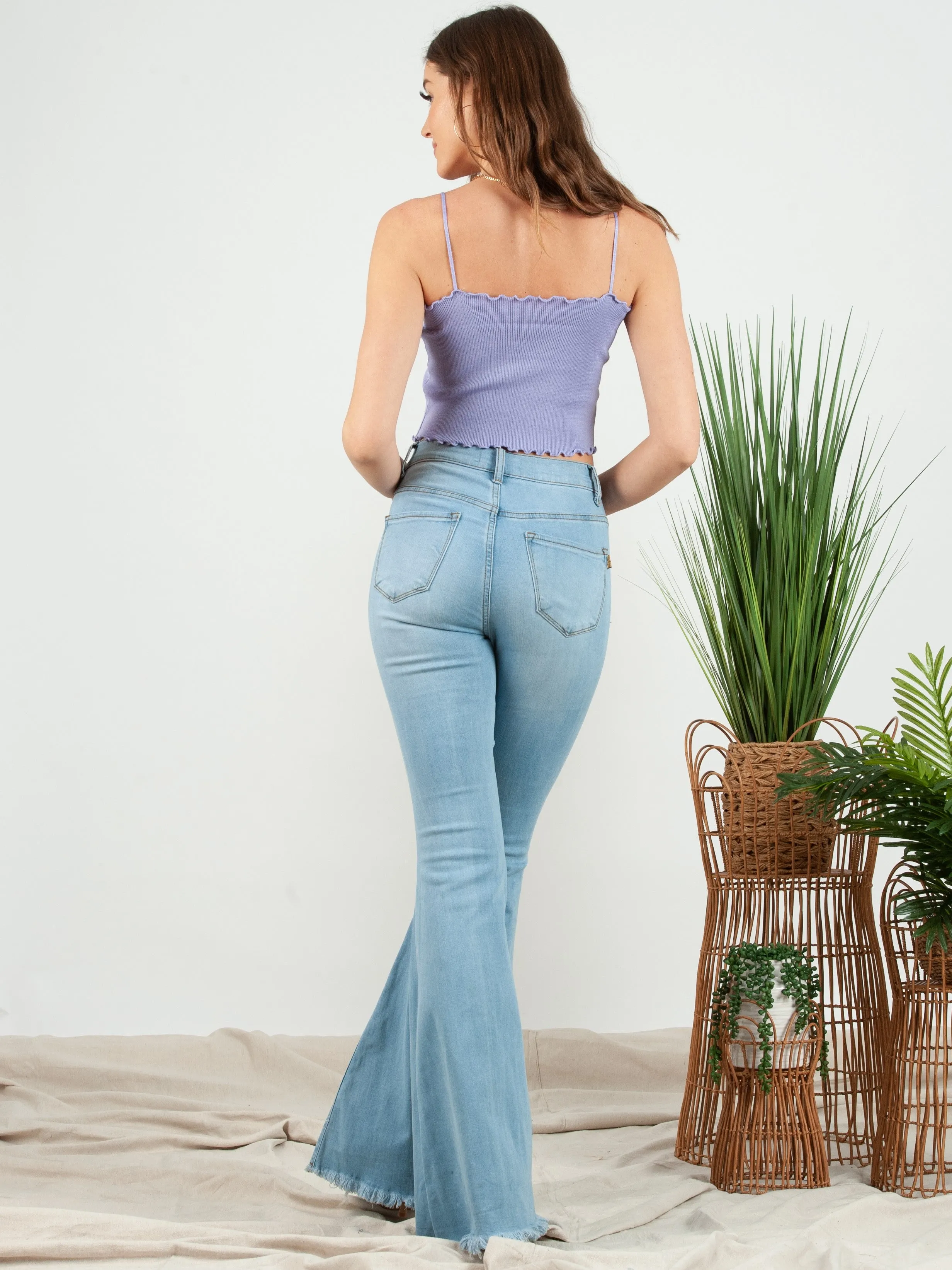 HONEY KNIT TANK-LAVENDER sold by Lucca Couture product image thumbnail 3