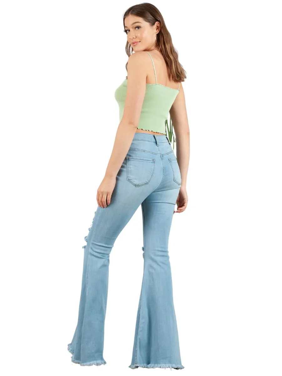 HONEY KNIT TANK-LIME sold by Lucca Couture product image thumbnail 2