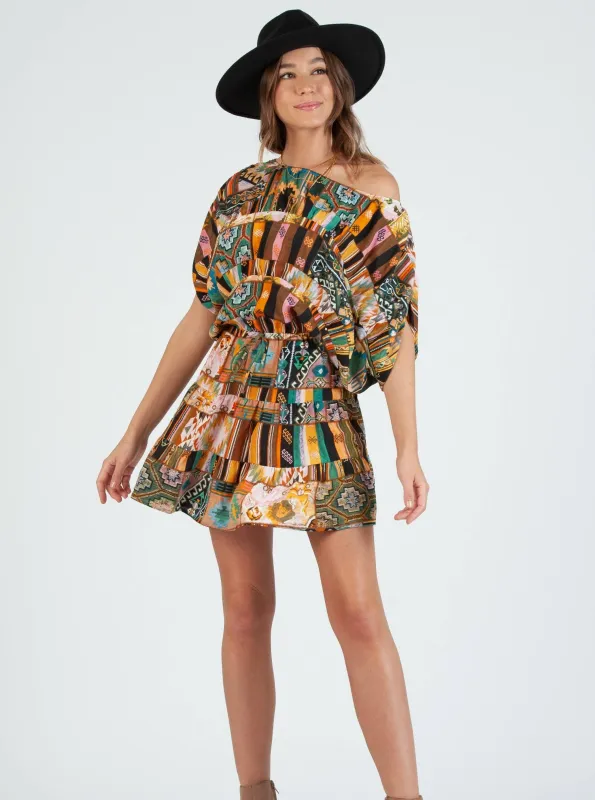 VERONICA MULTI DRESS-MULTI sold by Lucca Couture