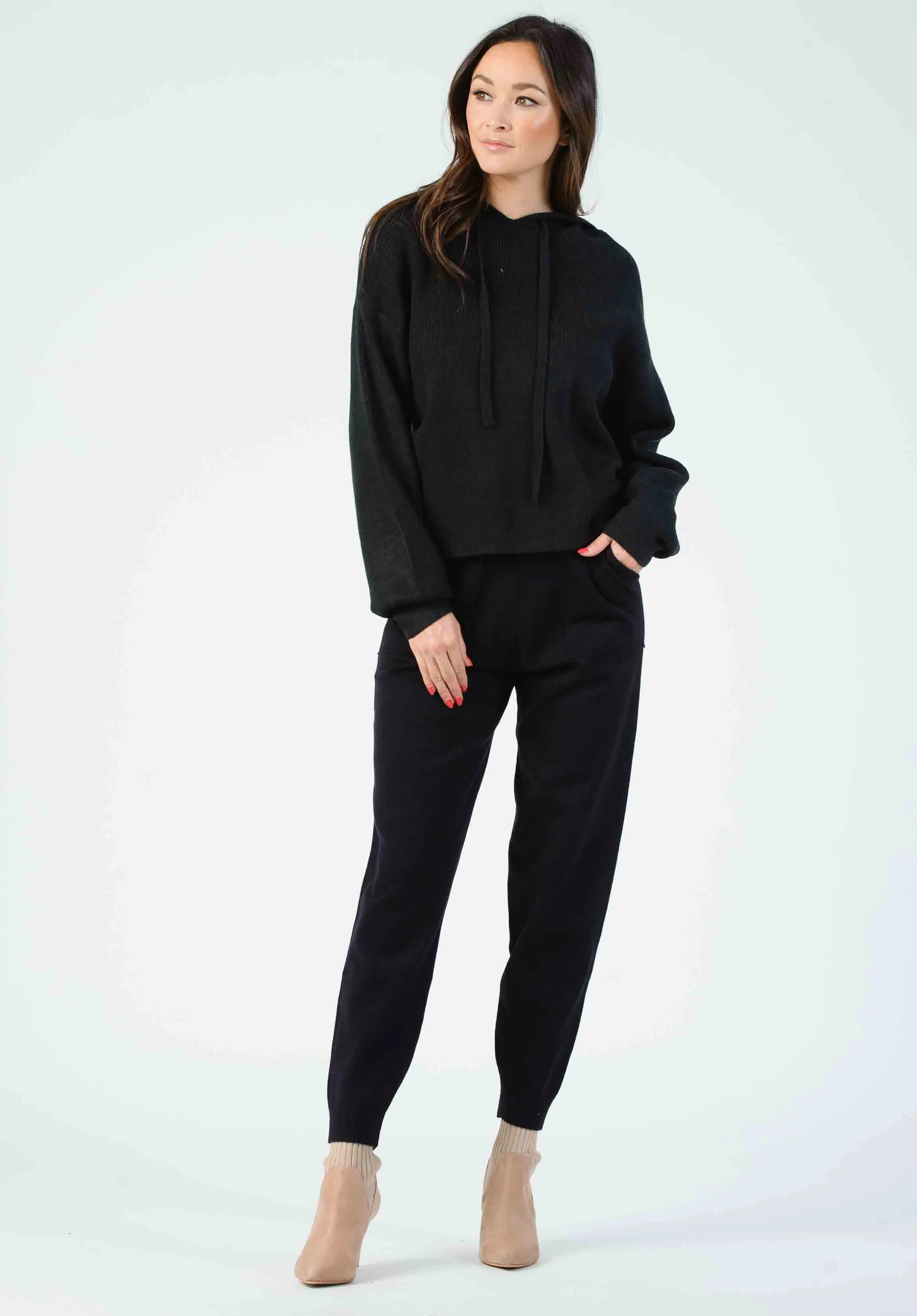 DANNY JOGGER PANTS-BLACK sold by Lucca Couture product image thumbnail 2