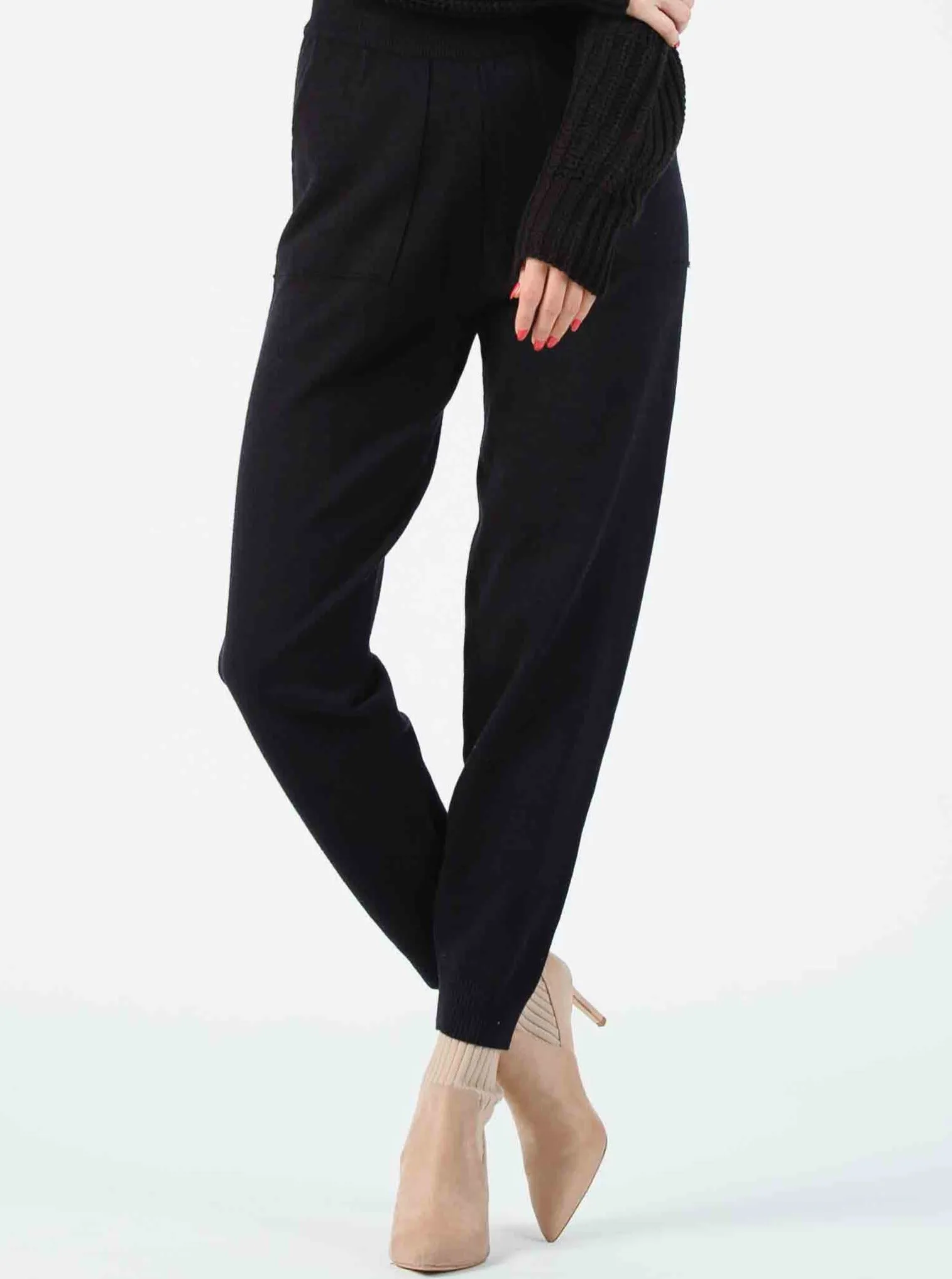 DANNY JOGGER PANTS-BLACK sold by Lucca Couture