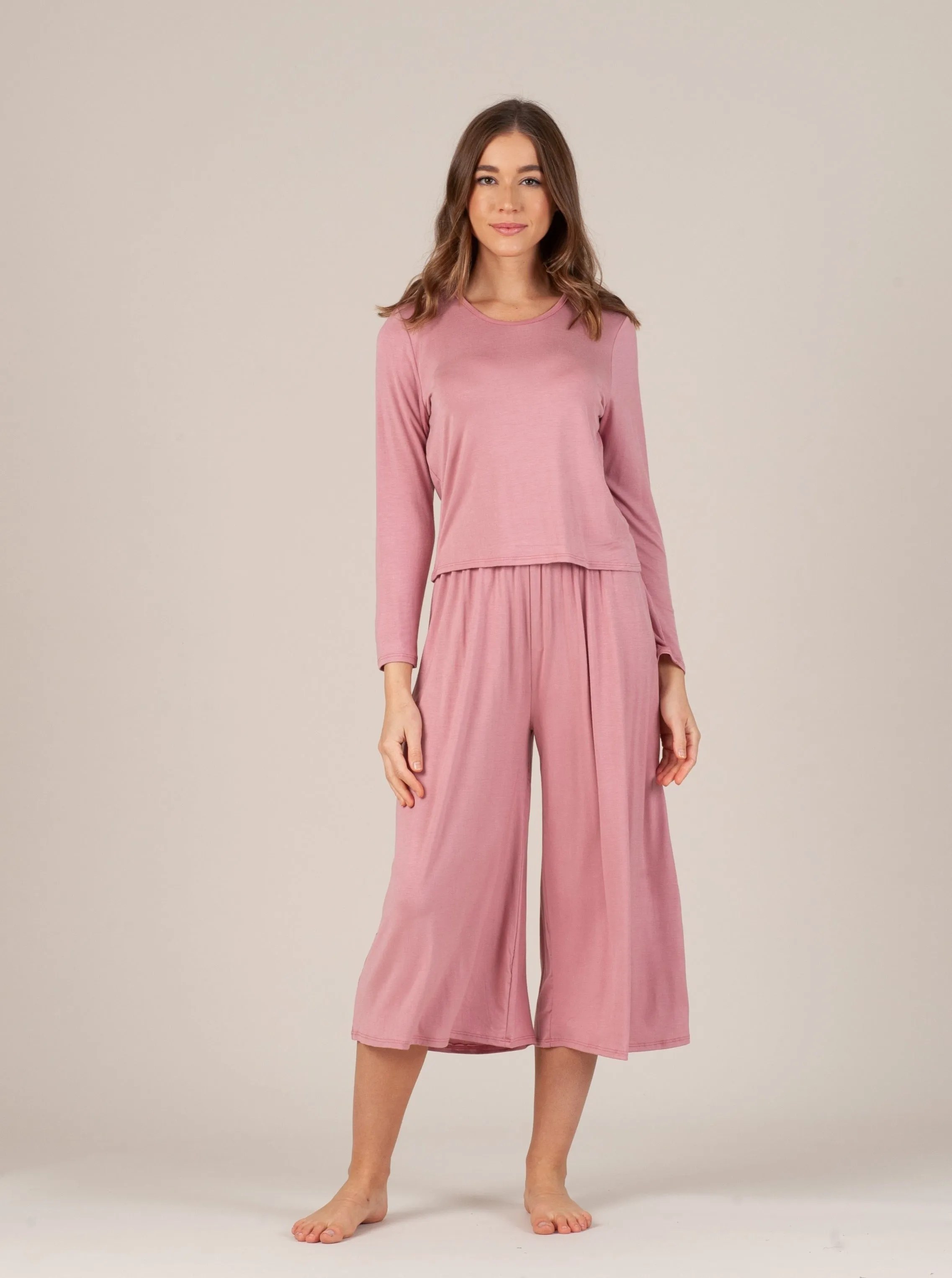 CALYPSO CULOTTE PANT-PINK sold by Lucca Couture product image thumbnail 2