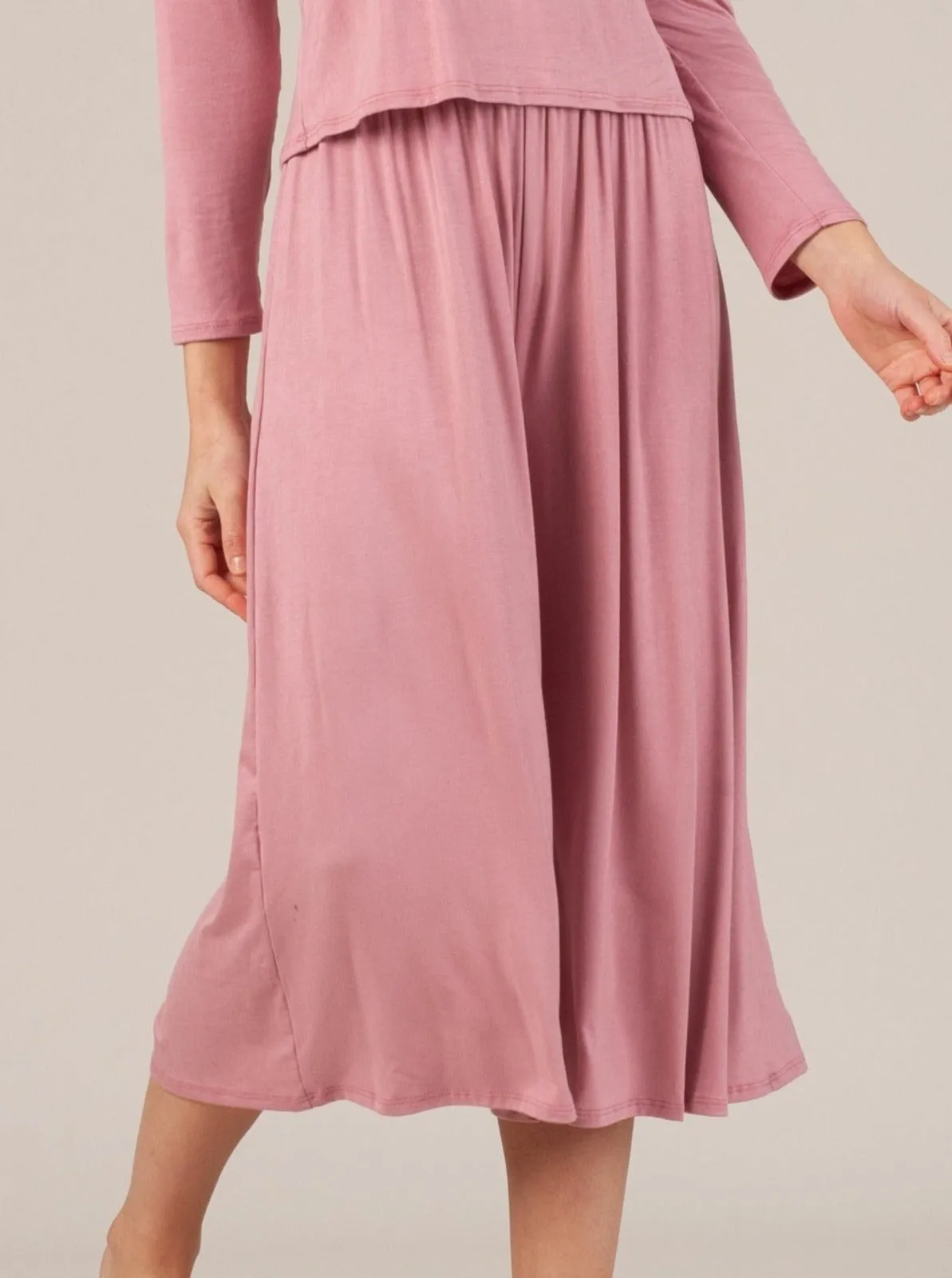 CALYPSO CULOTTE PANT-PINK sold by Lucca Couture