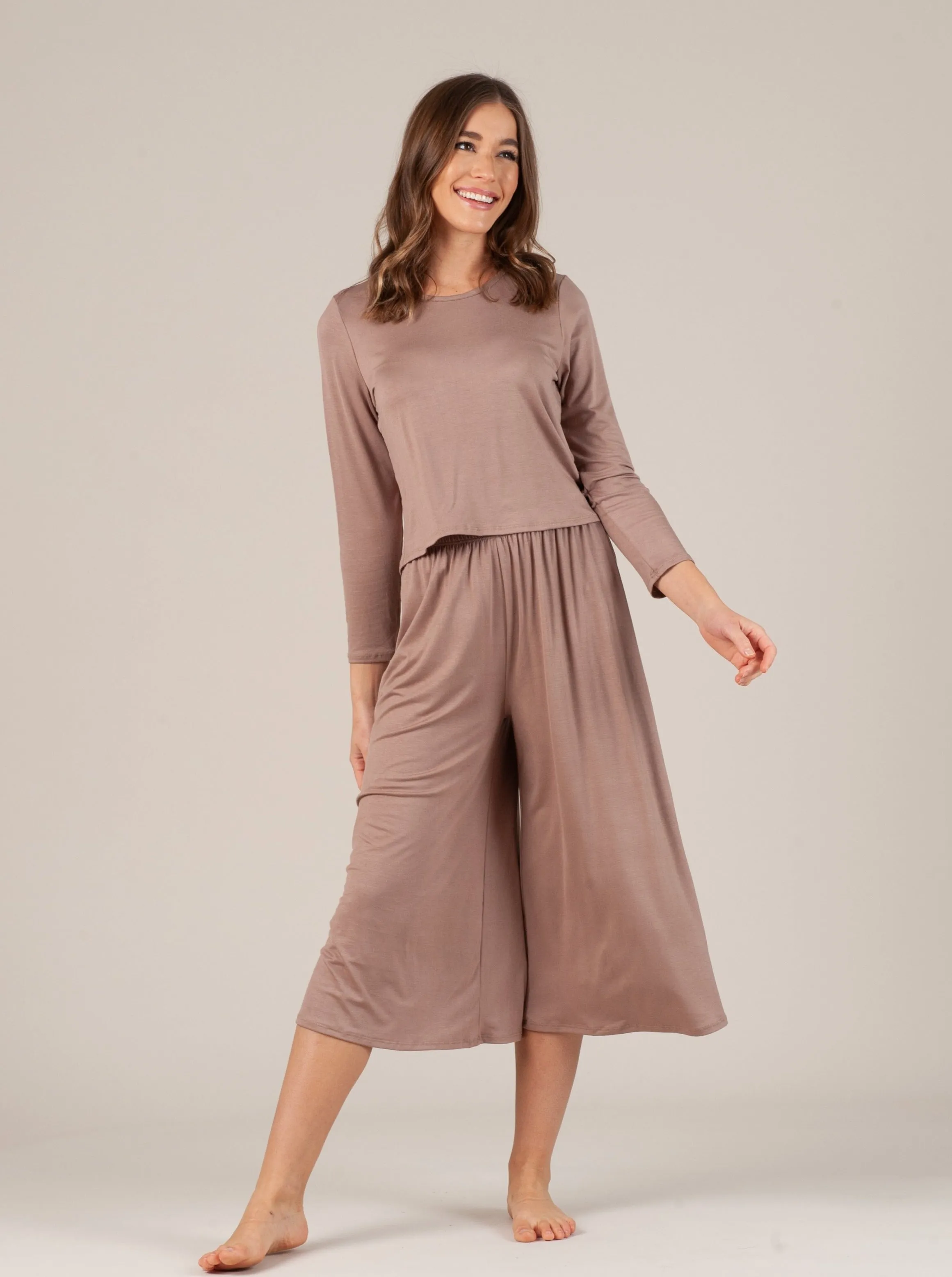 CALYPSO TOP-BROWN sold by Lucca Couture product image thumbnail 2