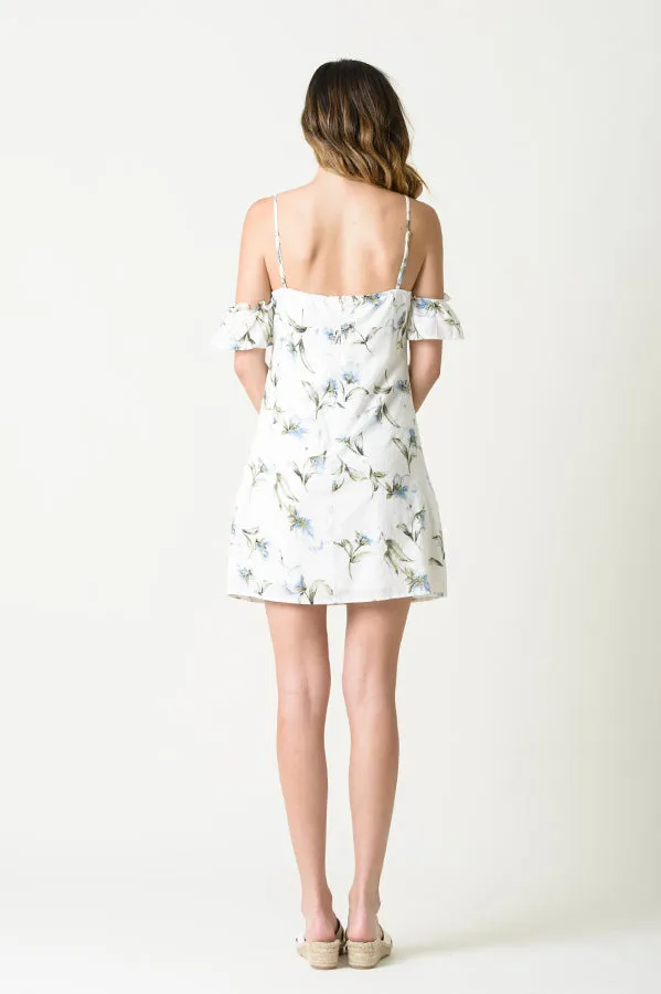 Women's Cold Shoulder Mini Dress sold by Lucca Couture product image thumbnail 3