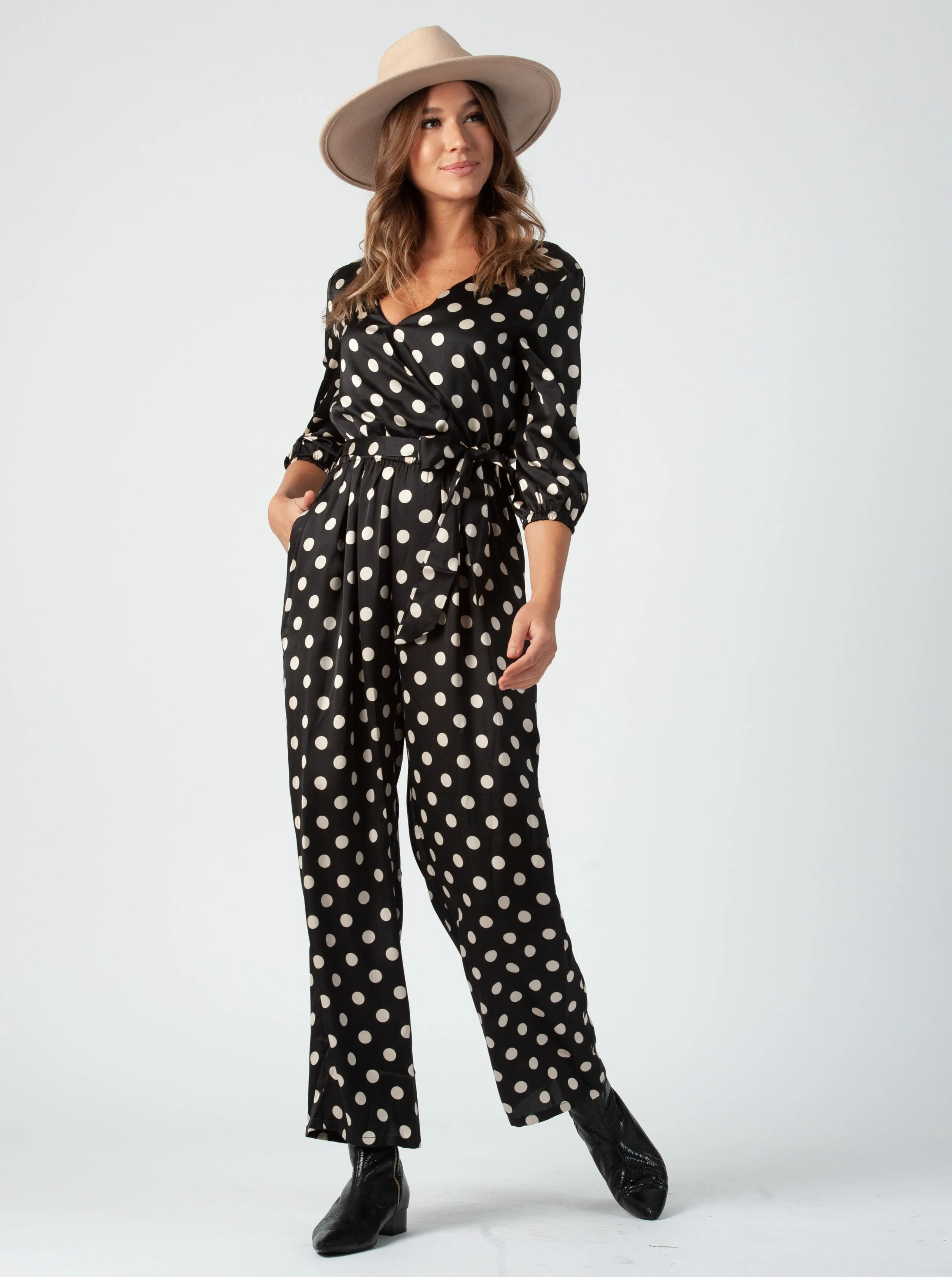Women's Polka Dot Jumpsuit sold by Lucca Couture product image thumbnail 3