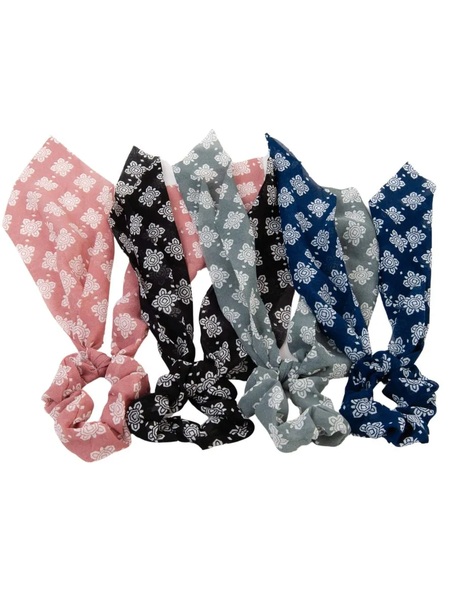 RAJA SCRUNCHIE SCARF sold by Lucca Couture