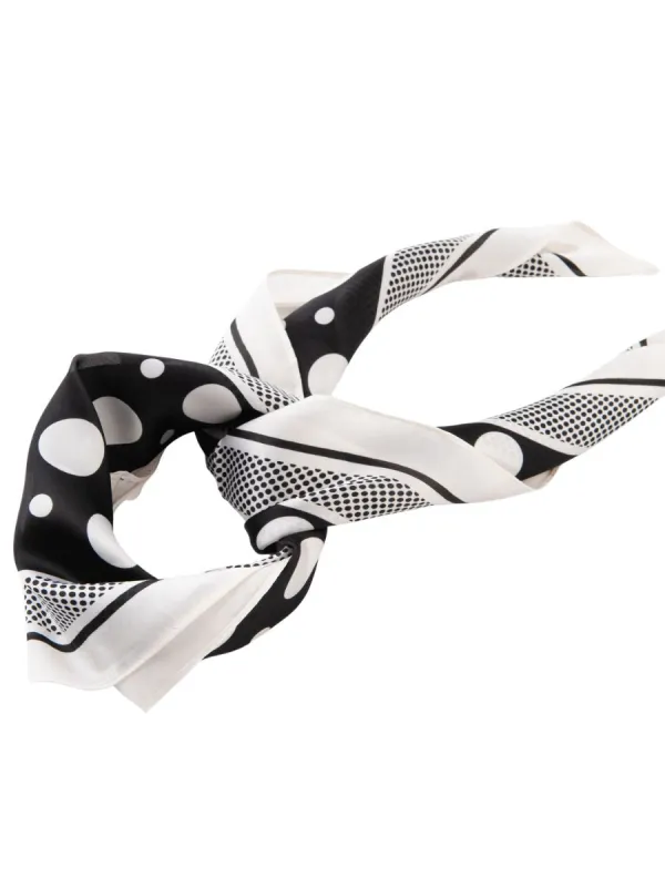 LILLY DOTTIE SCARF-BLACK sold by Lucca Couture