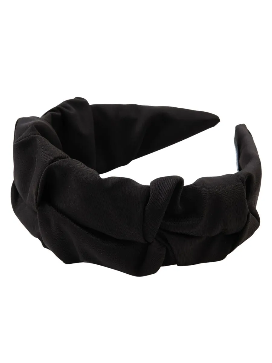BOMBONIERE HEADBAND - BLACK sold by Lucca Couture