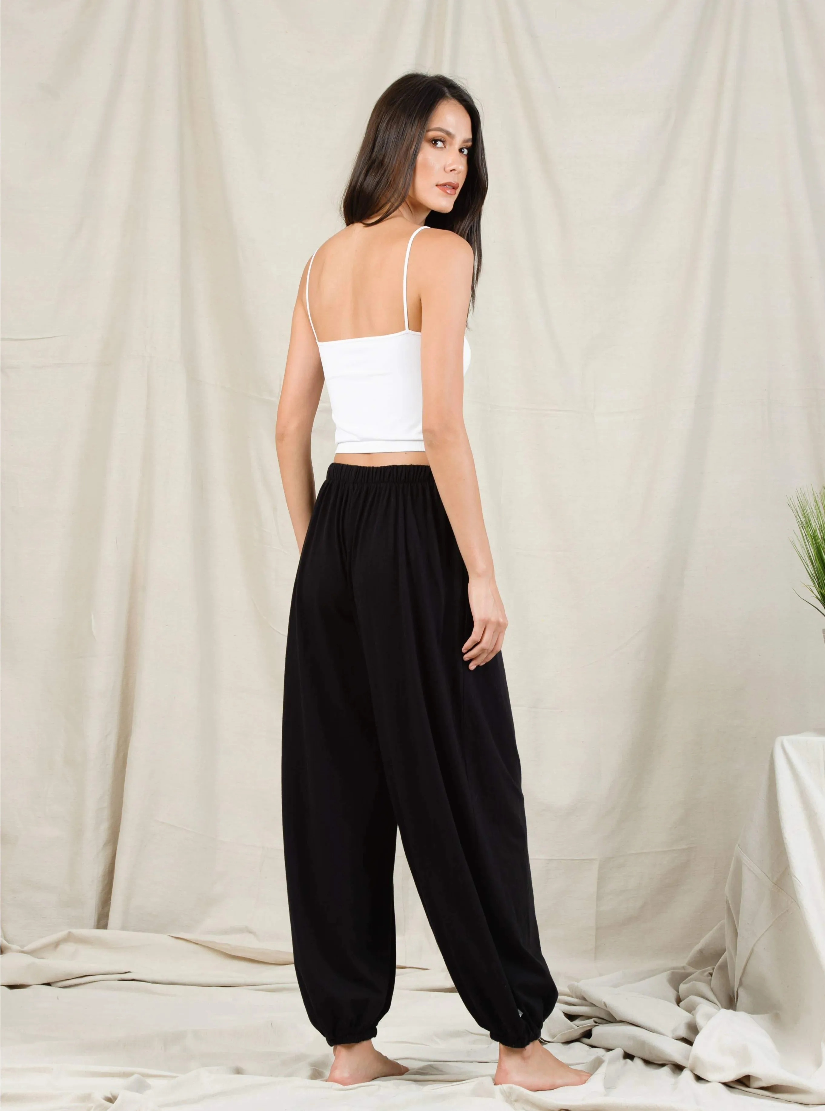 TAMMY BRAMI SEAMLESS TANK-WHITE sold by Lucca Couture product image thumbnail 2