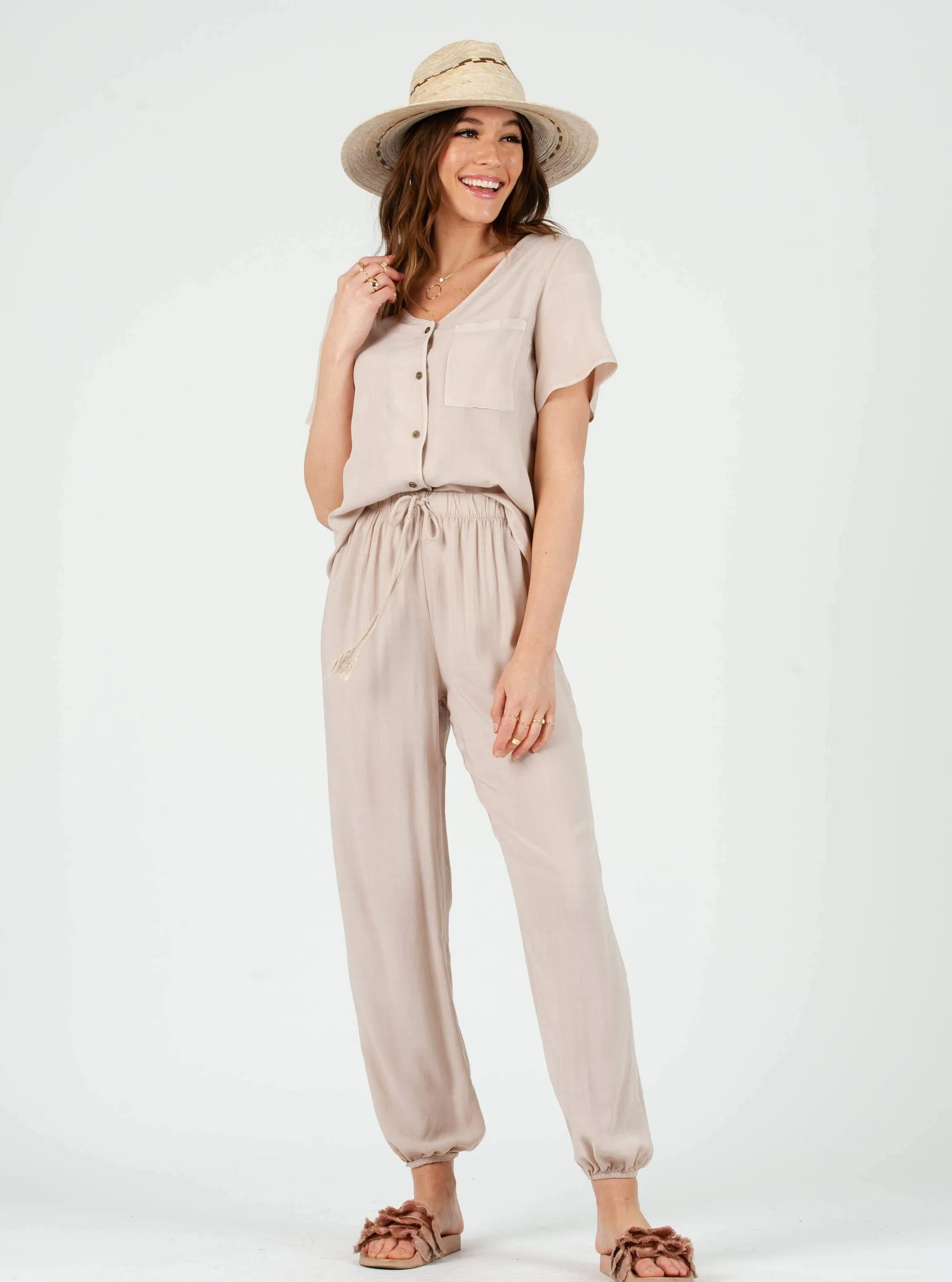 DONNA JOGGER-NATURAL sold by Lucca Couture product image thumbnail 2