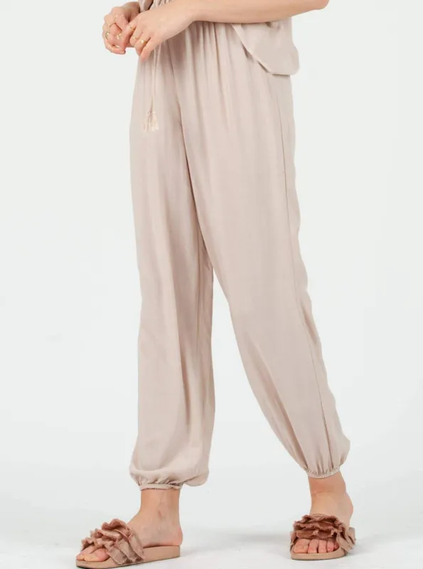 DONNA JOGGER-NATURAL sold by Lucca Couture