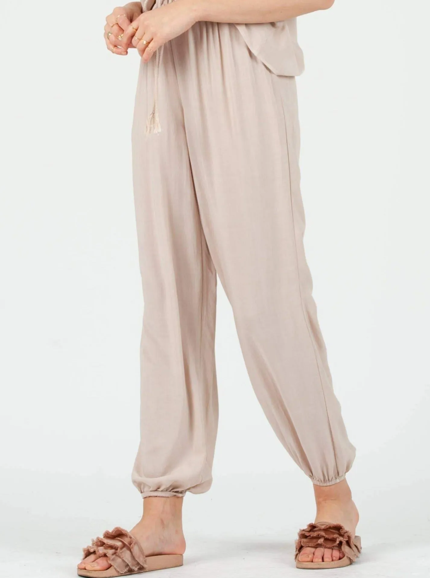 DONNA JOGGER-NATURAL sold by Lucca Couture