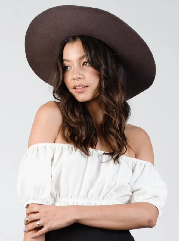 ELLE OTS LACE BACK CROP TOP-WHITE sold by Lucca Couture