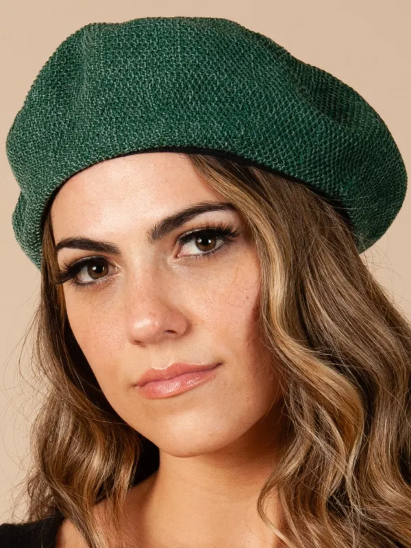 AUBREE BERET-HUNTER sold by Lucca Couture