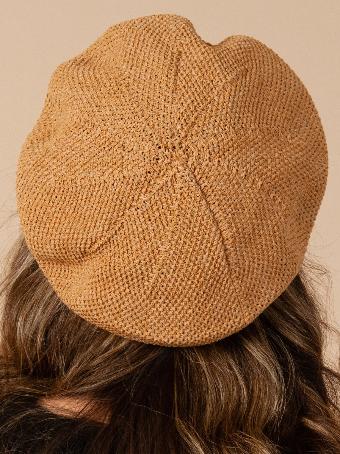ANGELIQUE BERET-CAMEL sold by Lucca Couture product image thumbnail 3