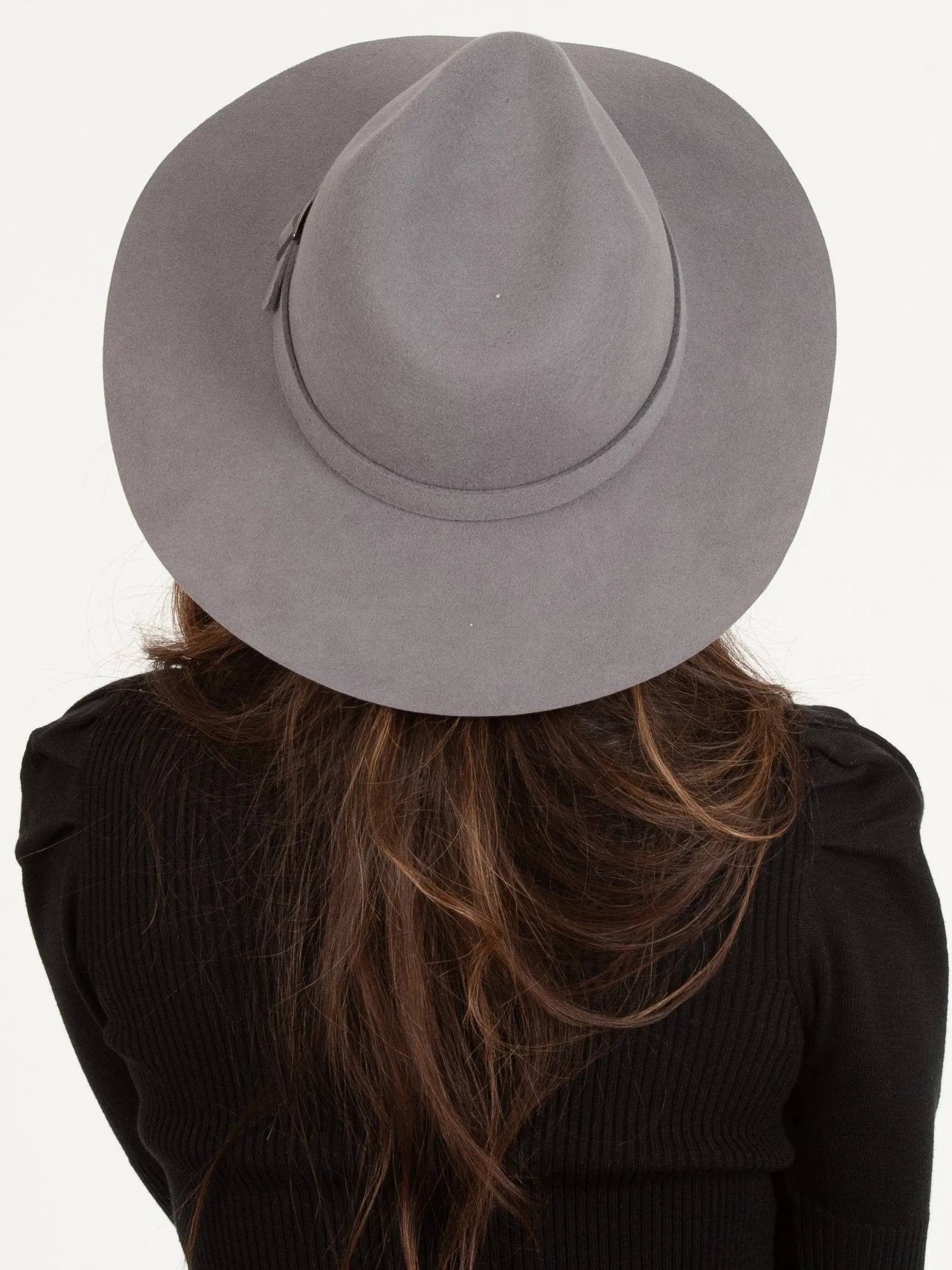 MARSEILLE BUCKLE TRIM WOOL FEDORA sold by Lucca Couture product image thumbnail 3