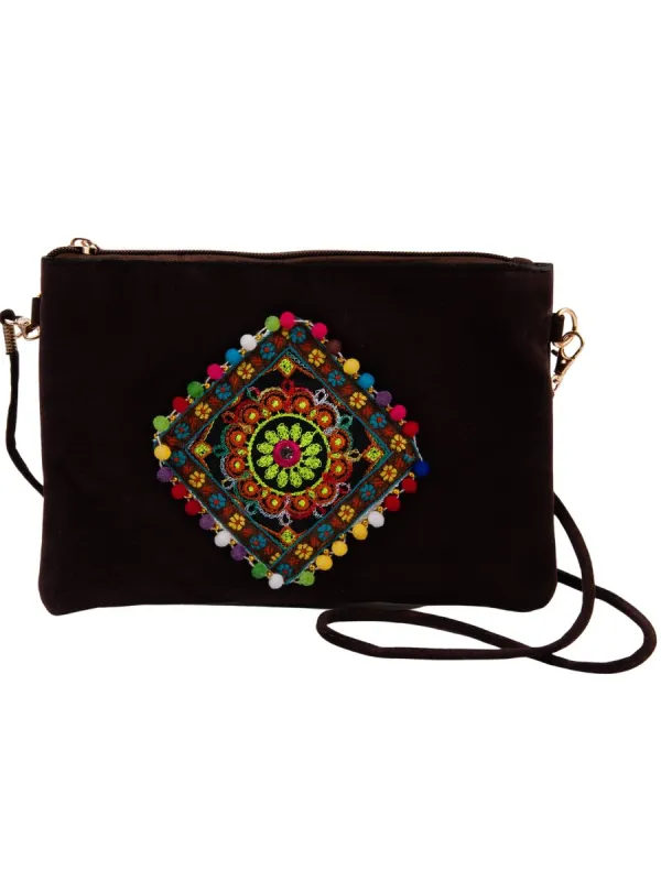 CHUMASH PURSE-BROWN sold by Lucca Couture