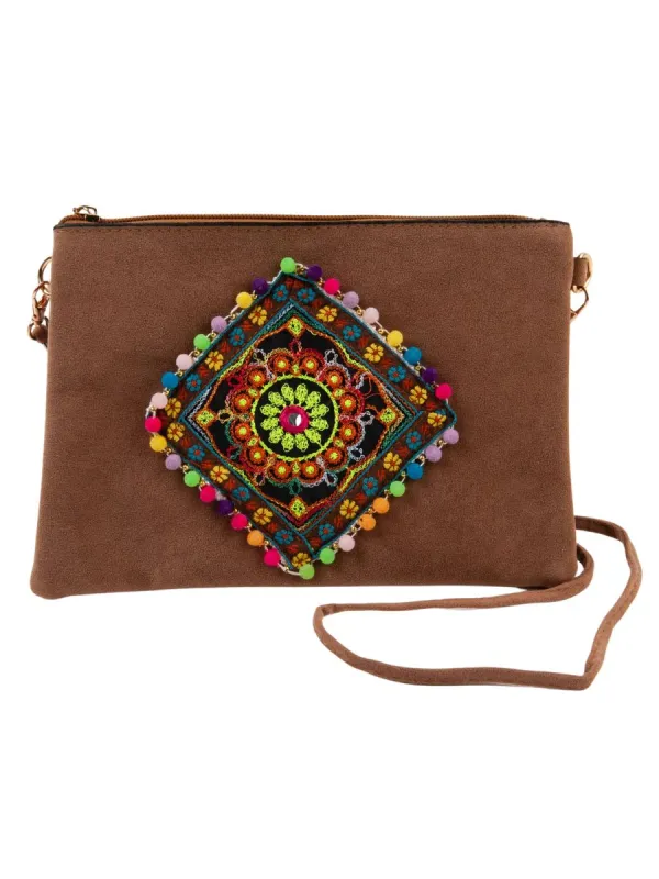 CHUMASH PURSE-TOBACCO sold by Lucca Couture