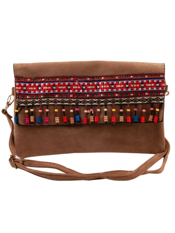 CHEROKEE PURSE-TOBACCO sold by Lucca Couture