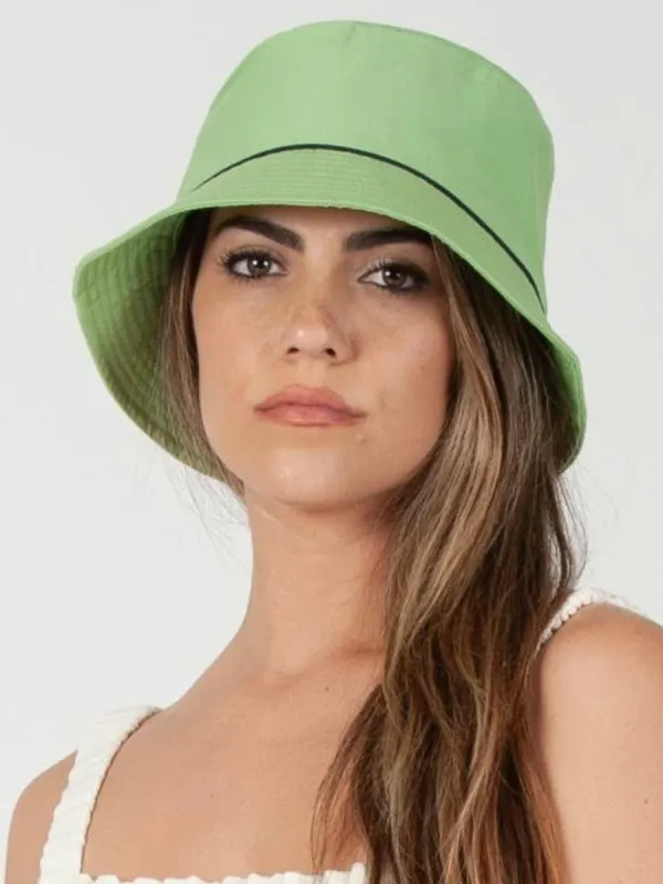 VIVA BUCKET HAT-LIME sold by Lucca Couture