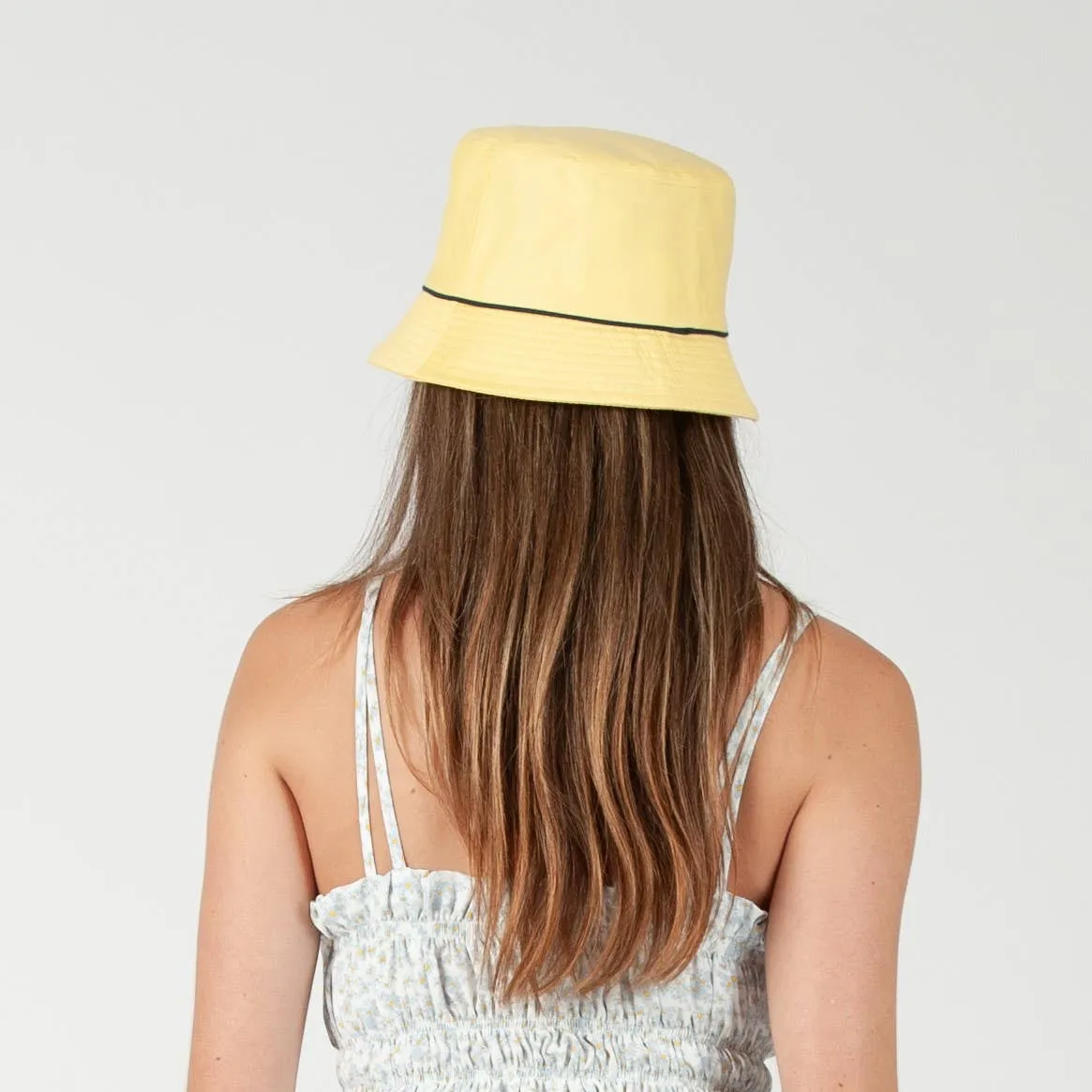 VIVA BUCKET HAT-CANARY sold by Lucca Couture product image thumbnail 4