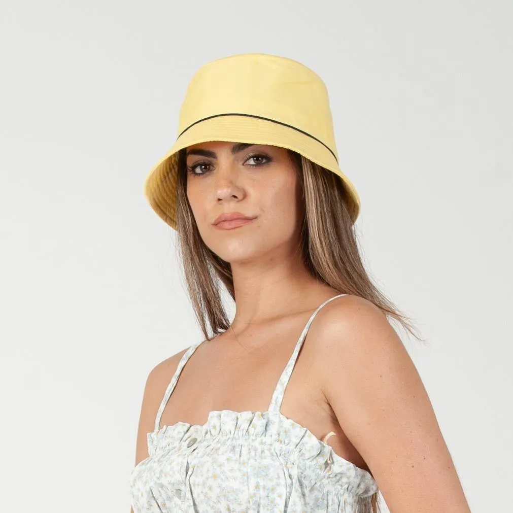 VIVA BUCKET HAT-CANARY sold by Lucca Couture product image thumbnail 3