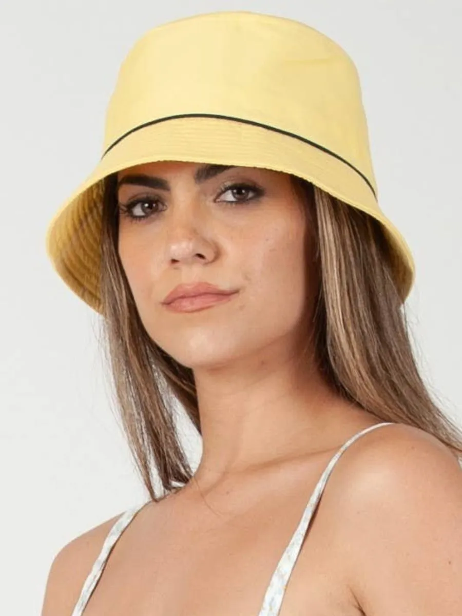 VIVA BUCKET HAT-CANARY sold by Lucca Couture