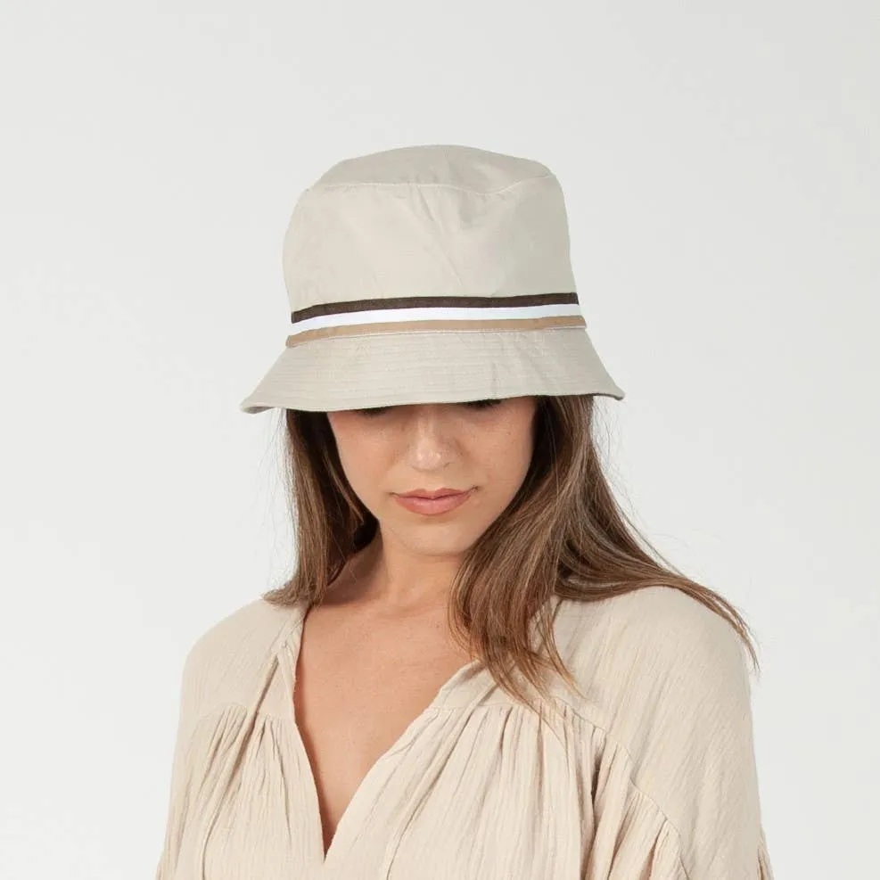 TOCA BUCKET HAT-TAUPE sold by Lucca Couture product image thumbnail 3