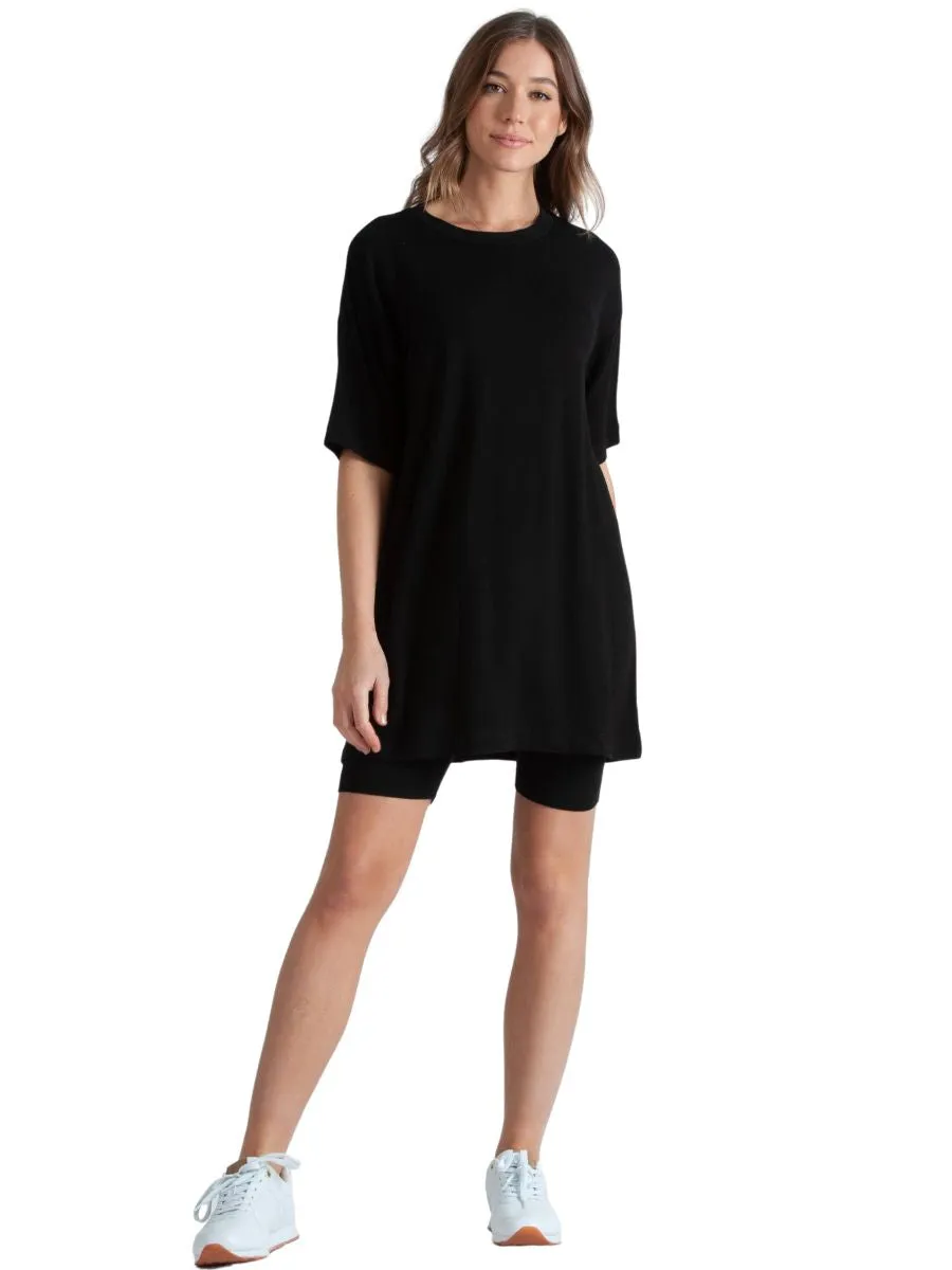 MONICA JERSEY SHORTS-BLACK TEA sold by Lucca Couture product image thumbnail 3