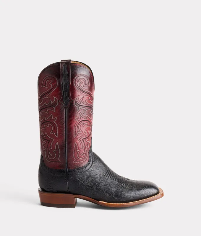 Lance :: Black + Black Cherry made by Lucchese
