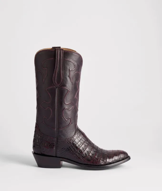 Charles :: Black Cherry + Cordovan made by Lucchese