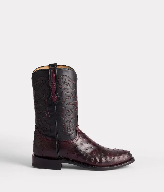 Hudson :: Black Cherry + Black made by Lucchese