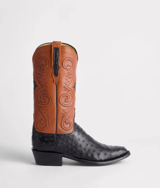 Randall :: Black + Cognac made by Lucchese