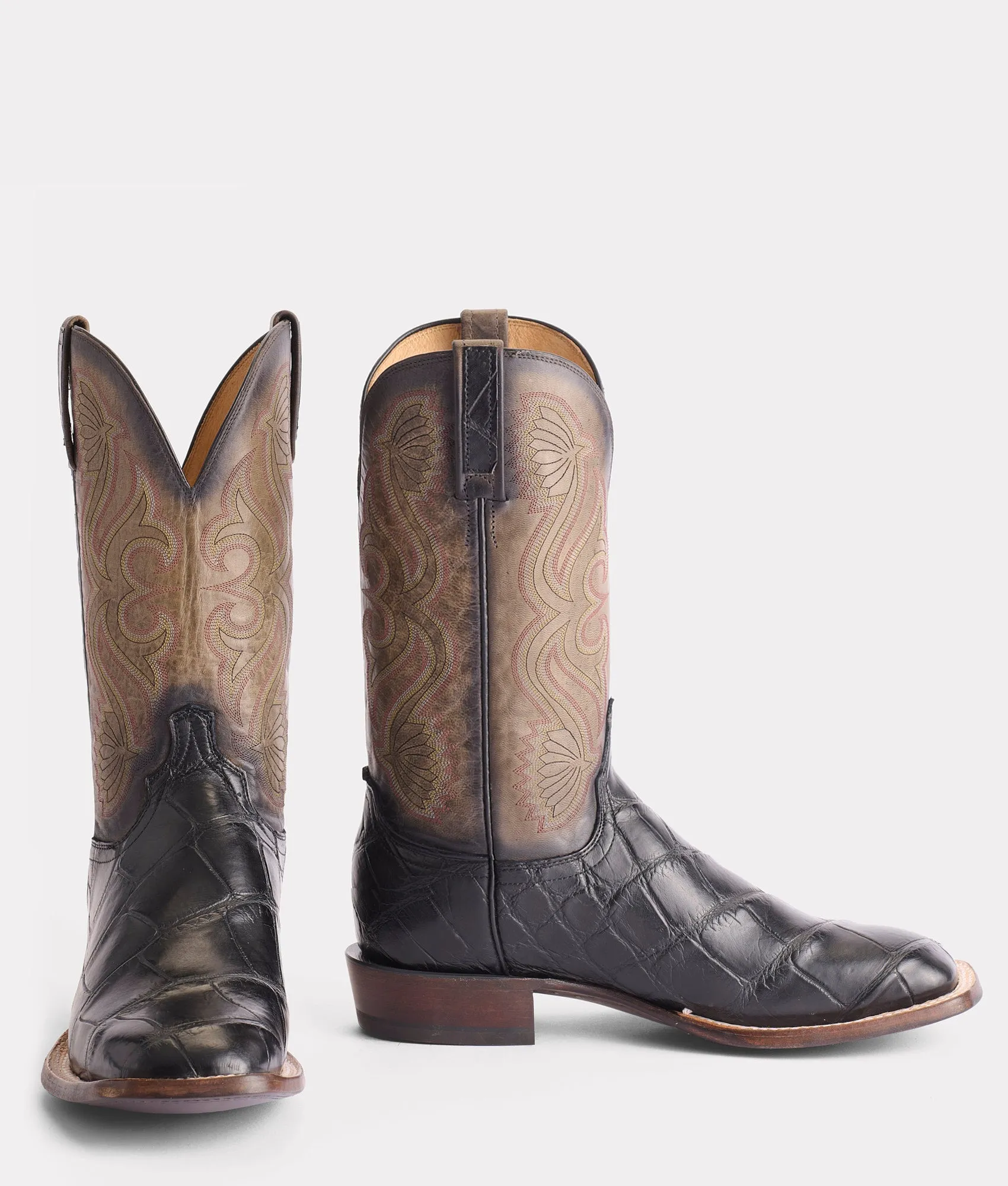Roy :: Black + Anthracite Grey sold by Lucchese product image thumbnail 2