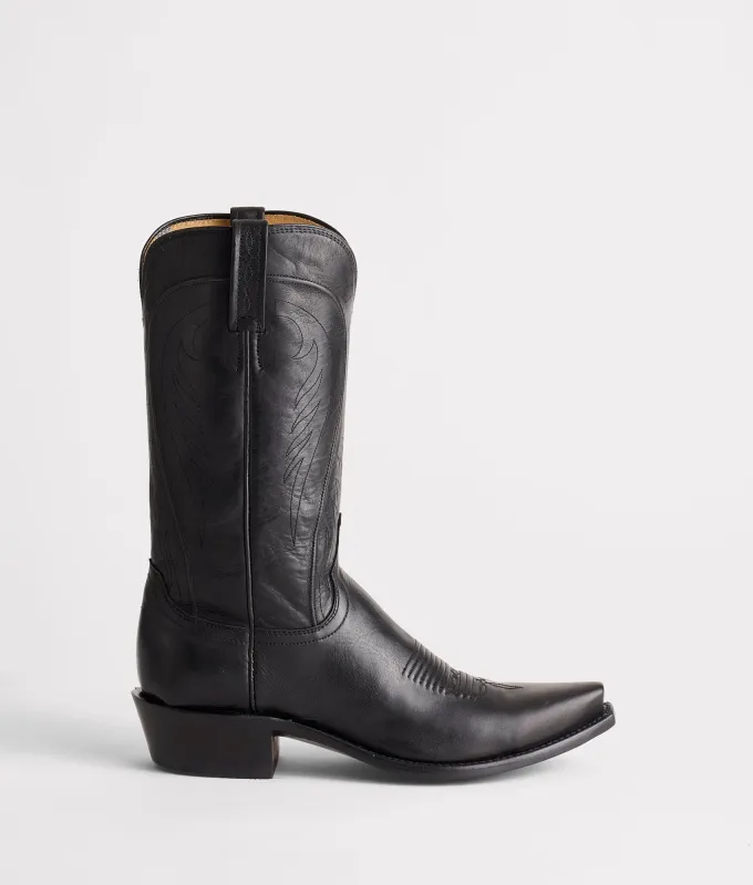 Bart :: Black + Cowhide made by Lucchese