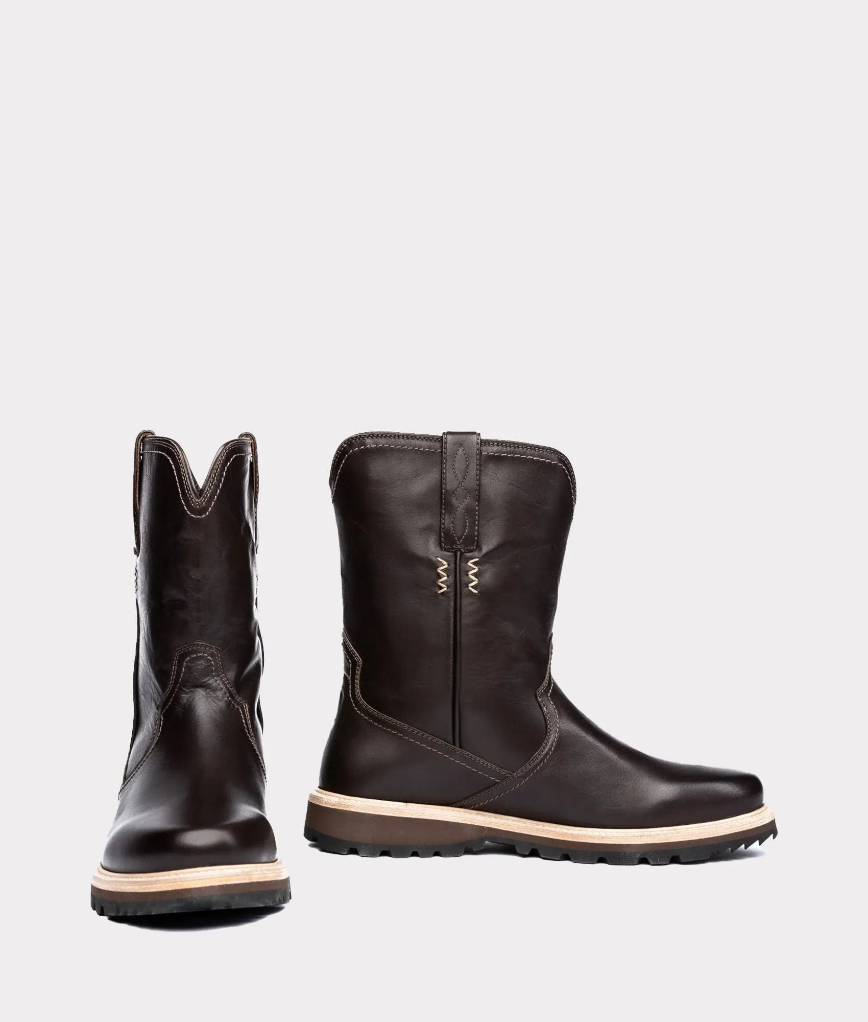Ranger II Pull On Boot :: Chocolate sold by Lucchese product image thumbnail 2