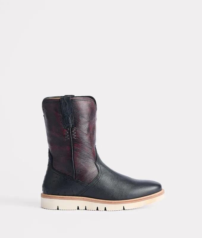 Ridgeline Exotic Pull On :: Black made by Lucchese