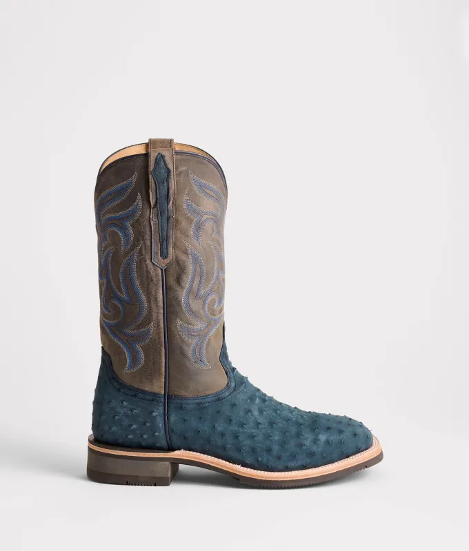 Rowdy Ostrich :: Navy made by Lucchese